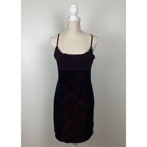 Laundry Y2K Velvet Color Shift Dress